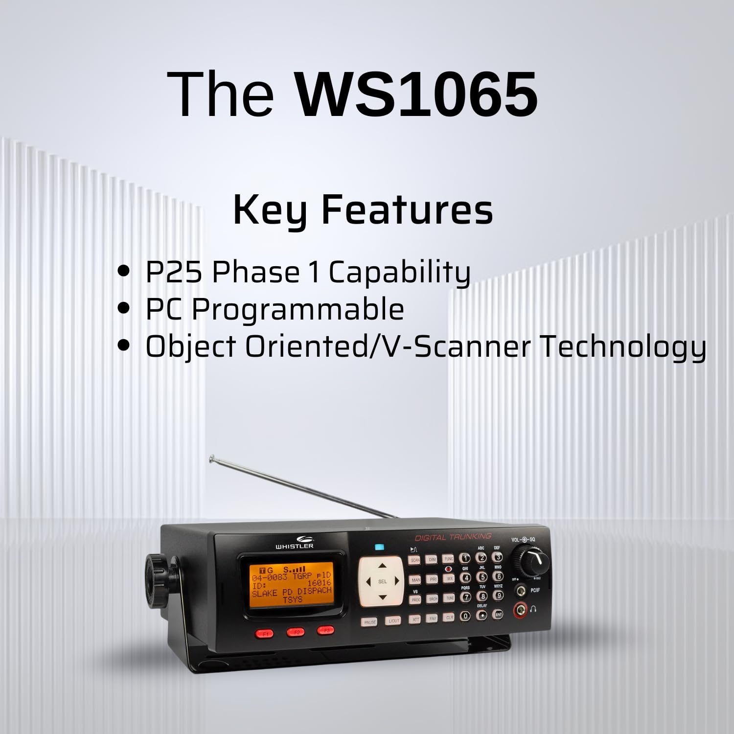 Amazon.com: Whistler WS1065 Digital Trunking Desktop Scanner